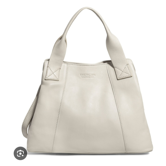American Leather Co. Handbags - Women American Leather Co. Ada Triple Entry Satchel Smooth Stone Sold Out Color!